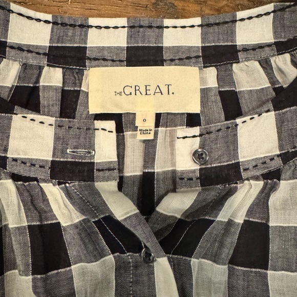 THE GREAT. Checkered Shirt - Picture 3 of 4
